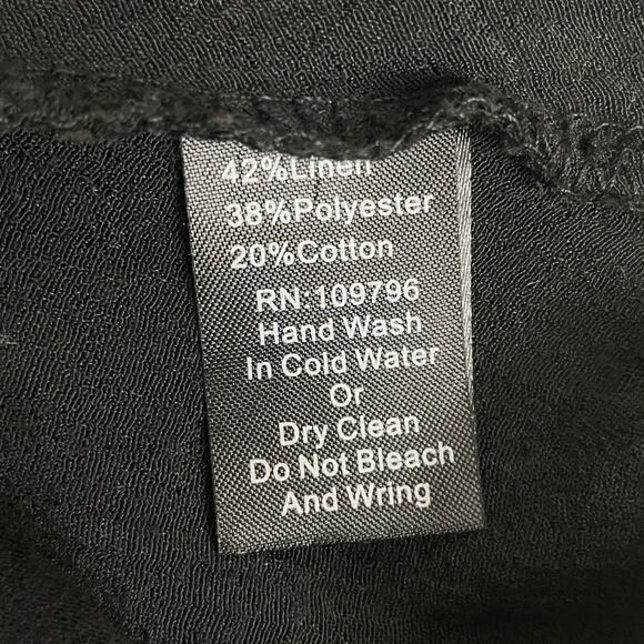 Pretty Angel Asymmetric Hem Linen Cotton Tank Top Lagenlook Handkerchief Hem S - Picture 5 of 9